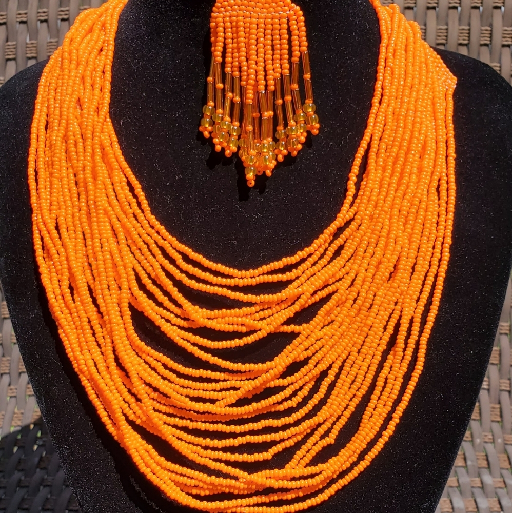 Mexican Handmade Beaded Necklace